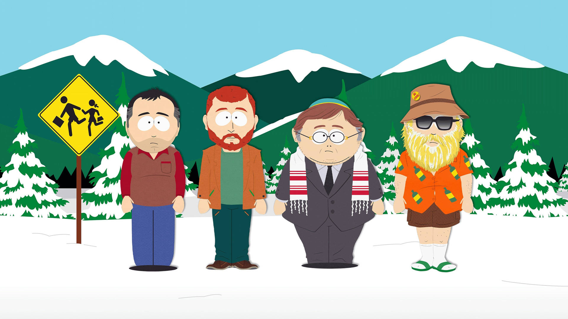 Eric Cartman & Friends Old Character Wallpaper