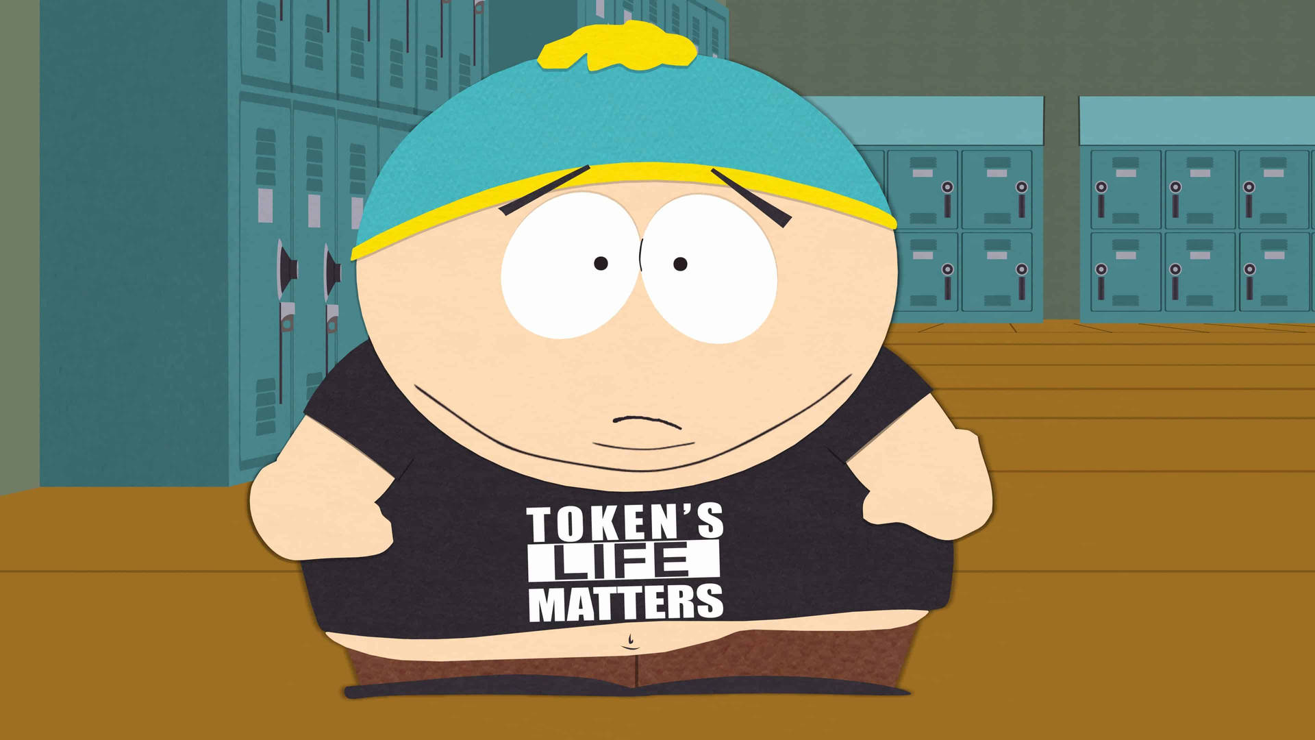 Eric Cartman In Black Shirt Wallpaper