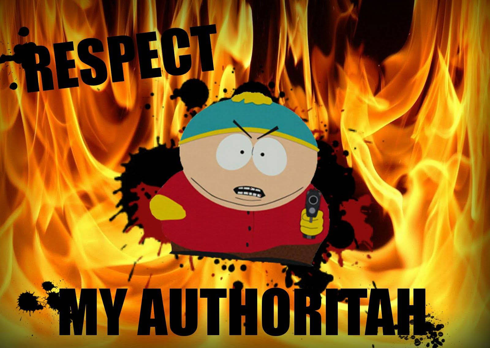 Eric Cartman Respect My Authoritah Wallpaper
