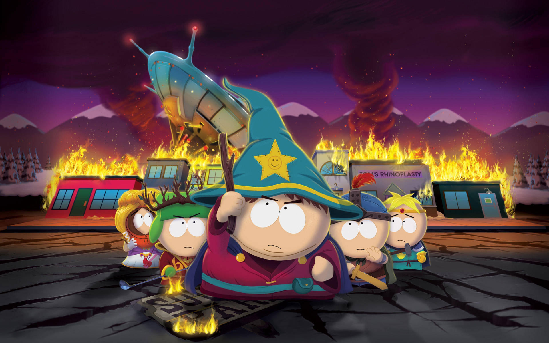 Eric Cartman The Stick Of Truth Poster Wallpaper