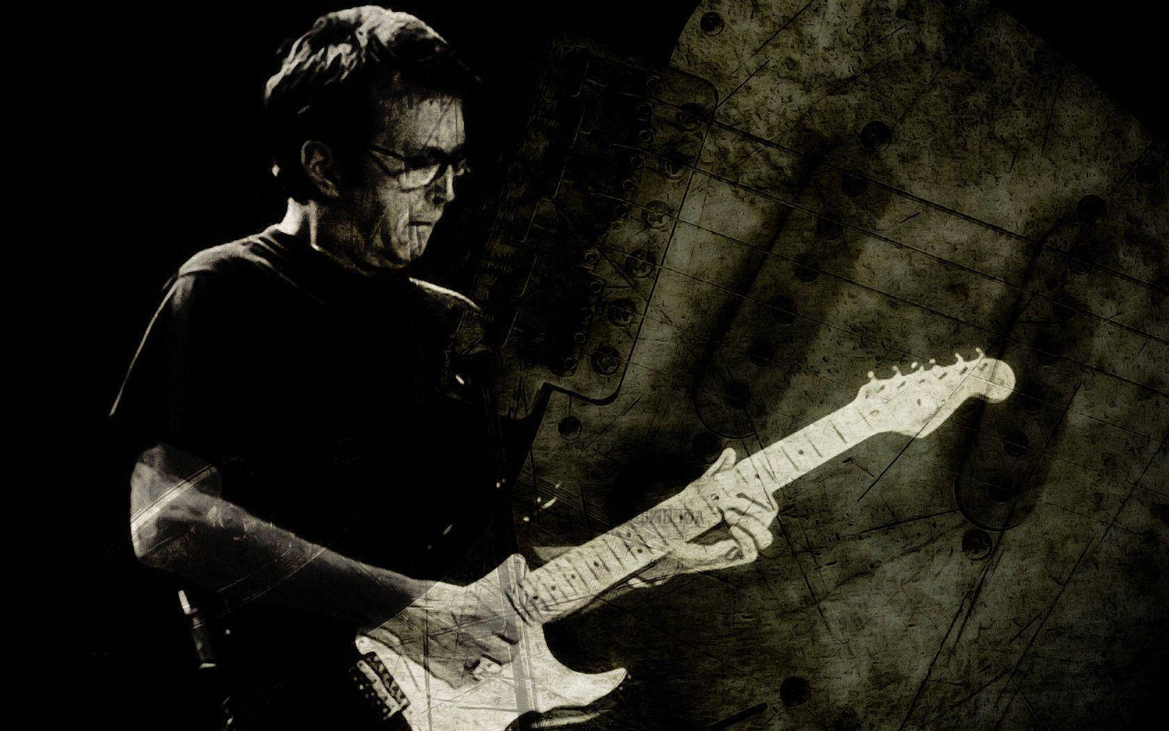 Eric Clapton Faded Edit Wallpaper