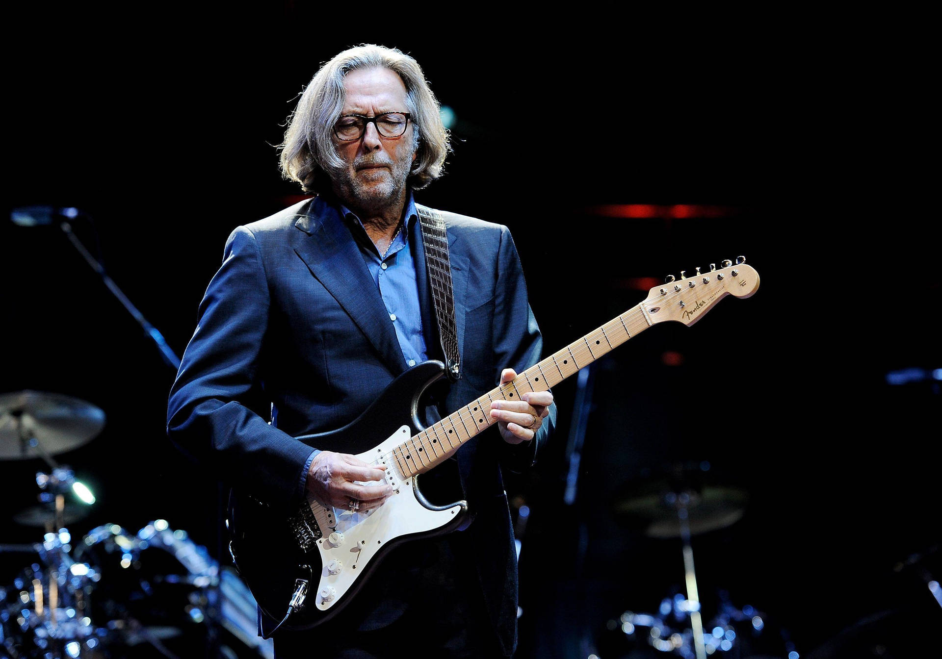 Eric Clapton Senere År skygger på himlen. Wallpaper