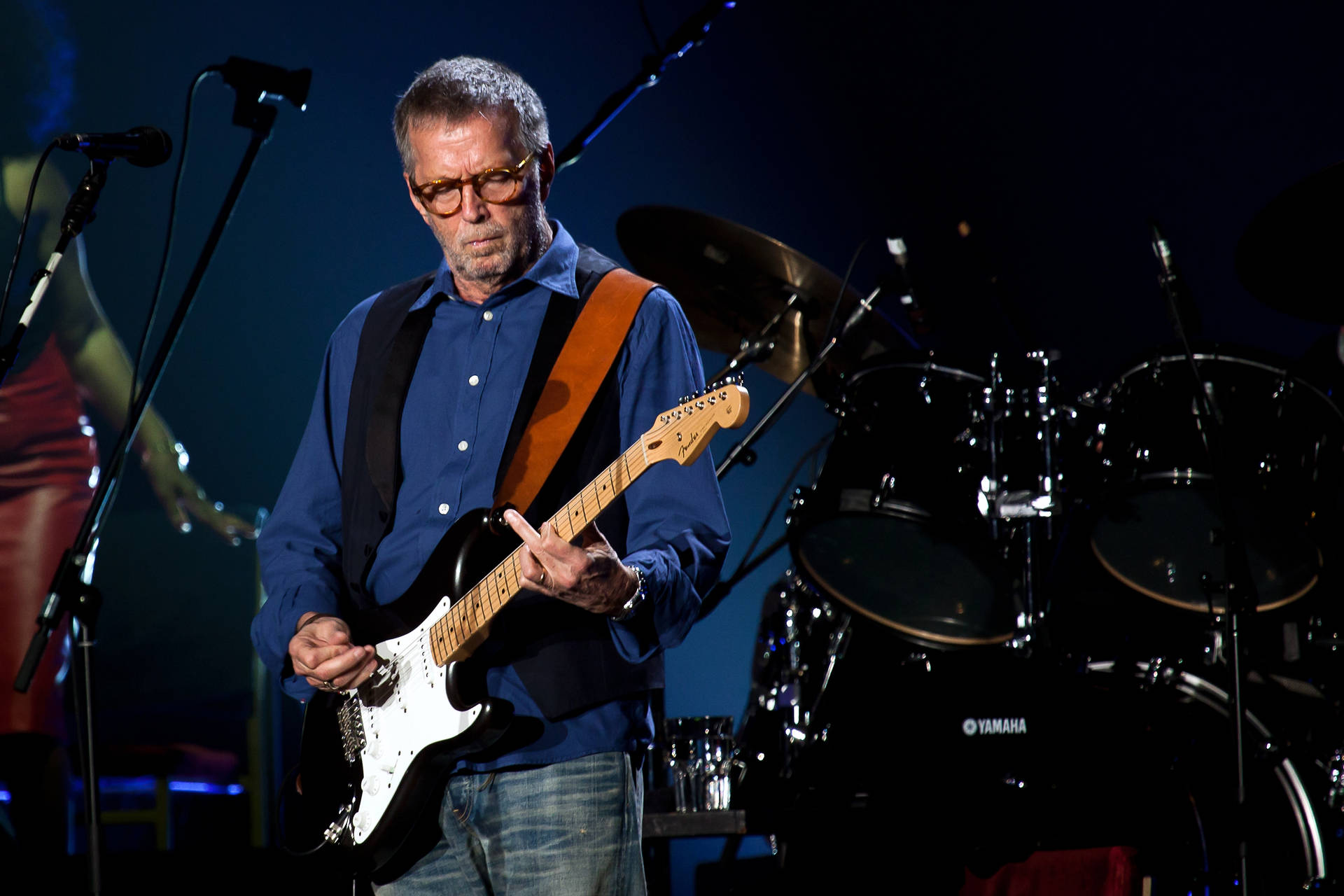 Ericclapton Live On Stage (german Translation): Eric Clapton Live Auf Der Bühne. Wallpaper