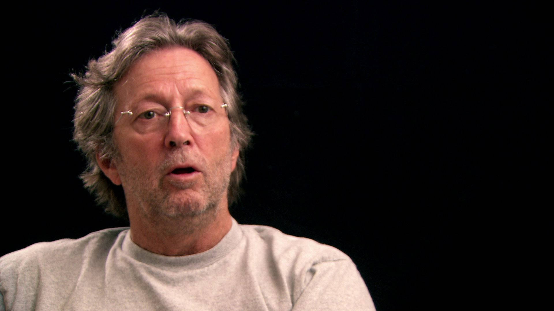 Tegn et simpelt motiv med Eric Clapton fra et interview. Wallpaper