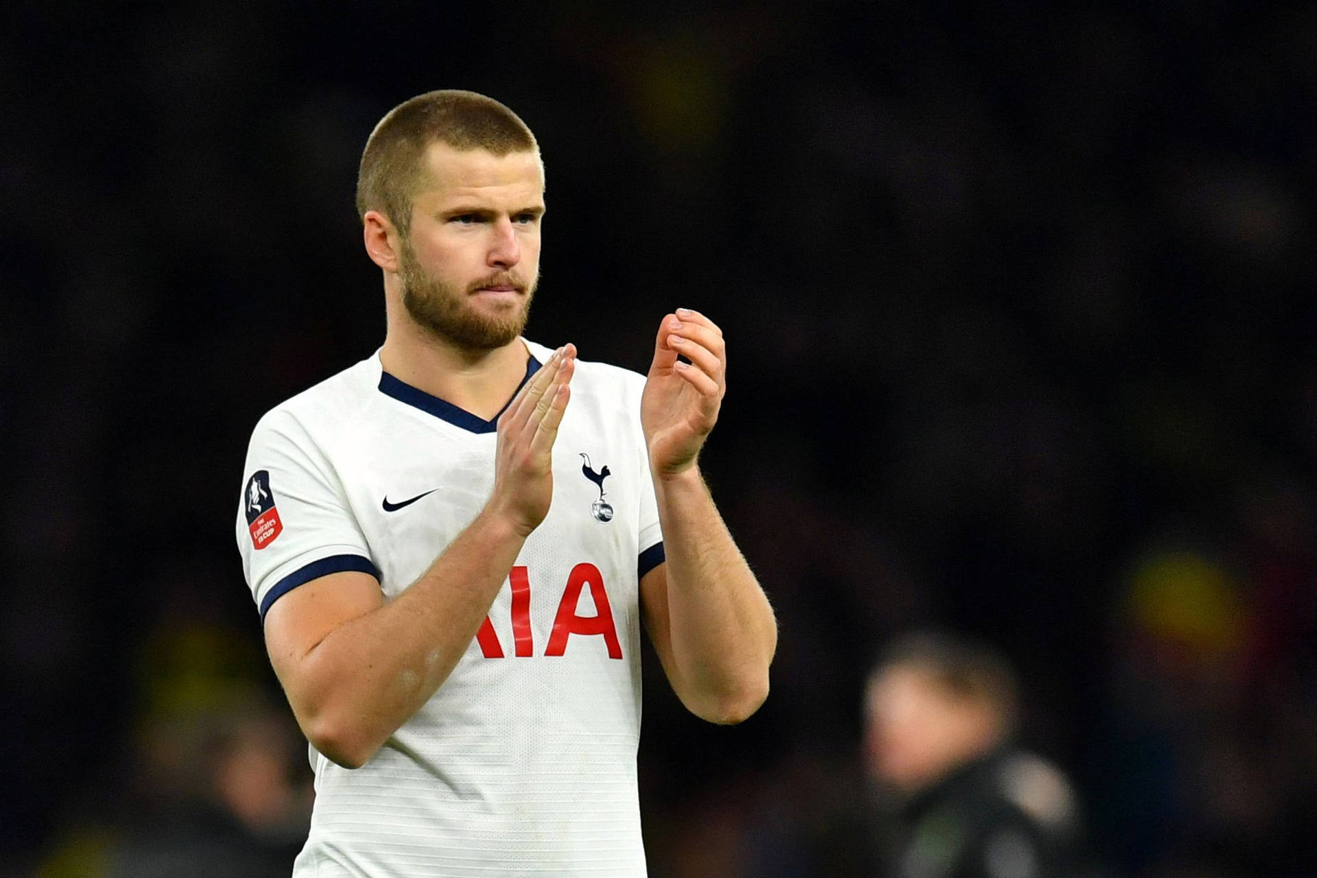 Eric Dier Clapping His Hands Wallpaper