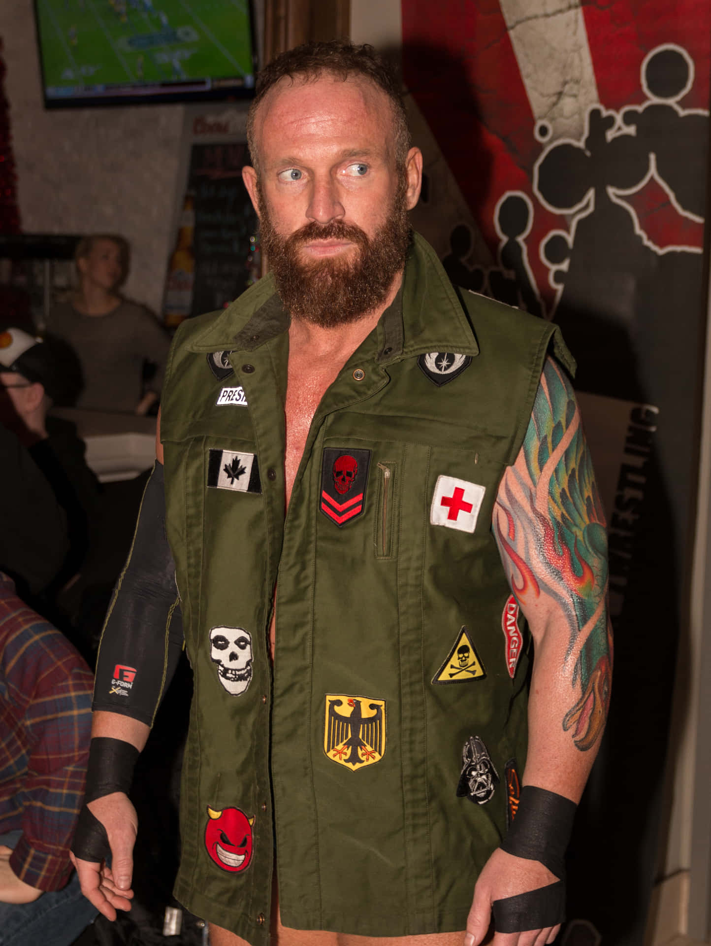 Eric Young At Alpha 1's Show 2015 Wallpaper