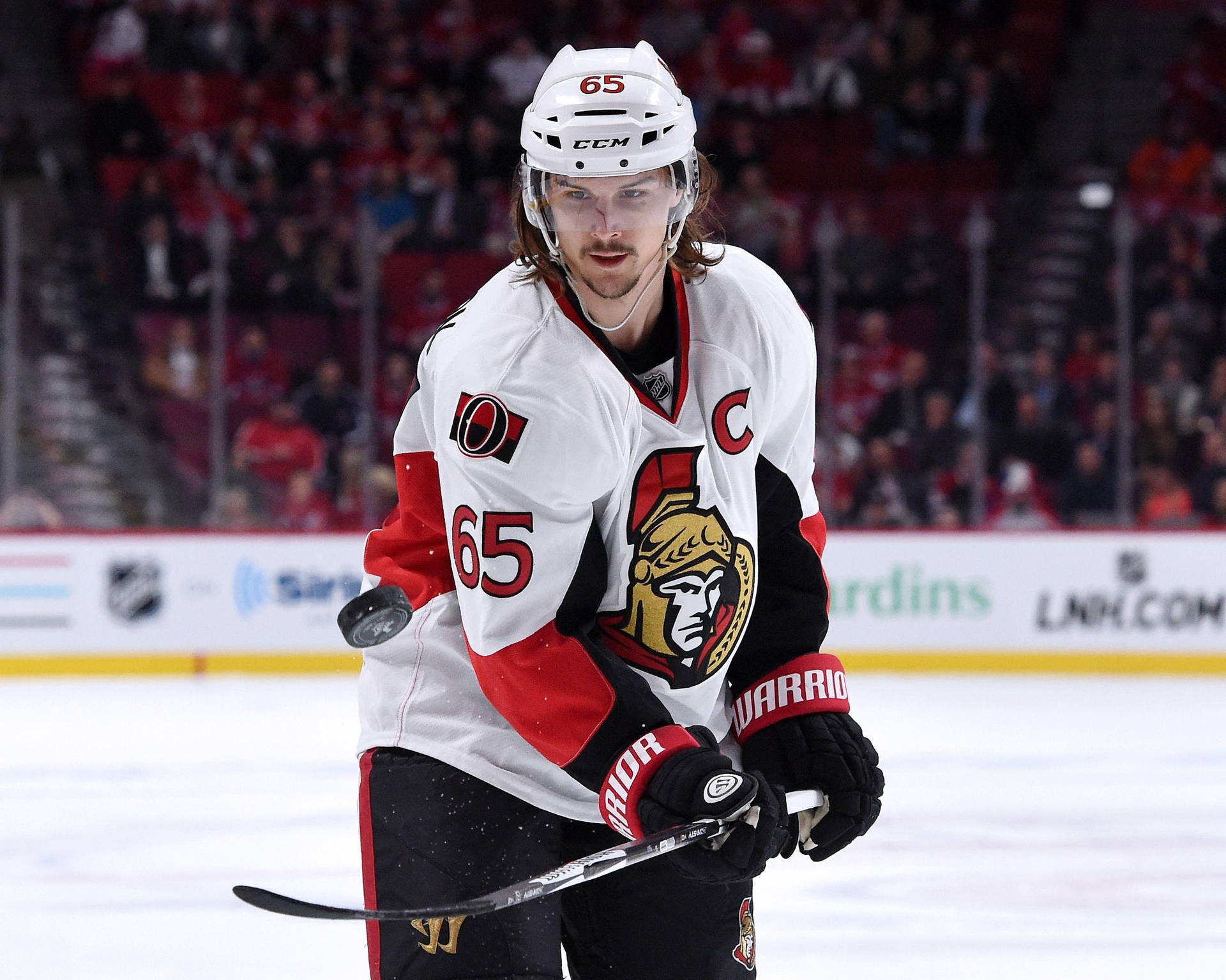 Erik Karlsson Ishockey NHL Senators 2019 tapet Wallpaper