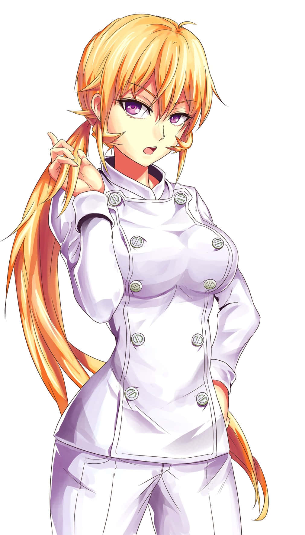 Erina Nakiri Anime Chef Achtergrond