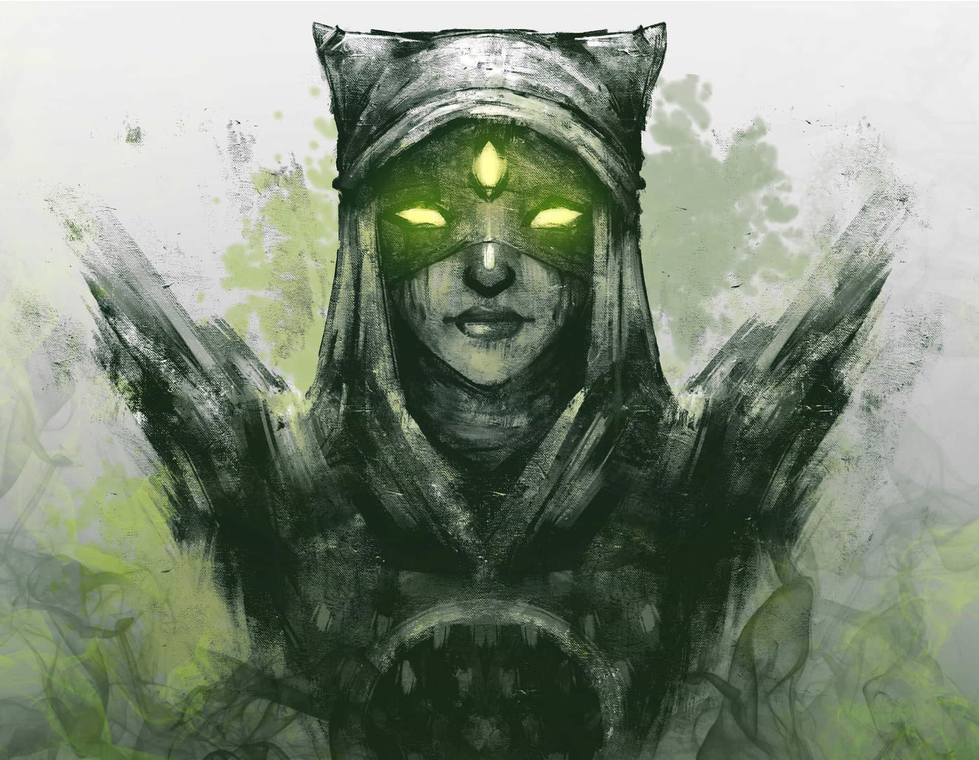 Eris Morn Mysterieus Oog Achtergrond