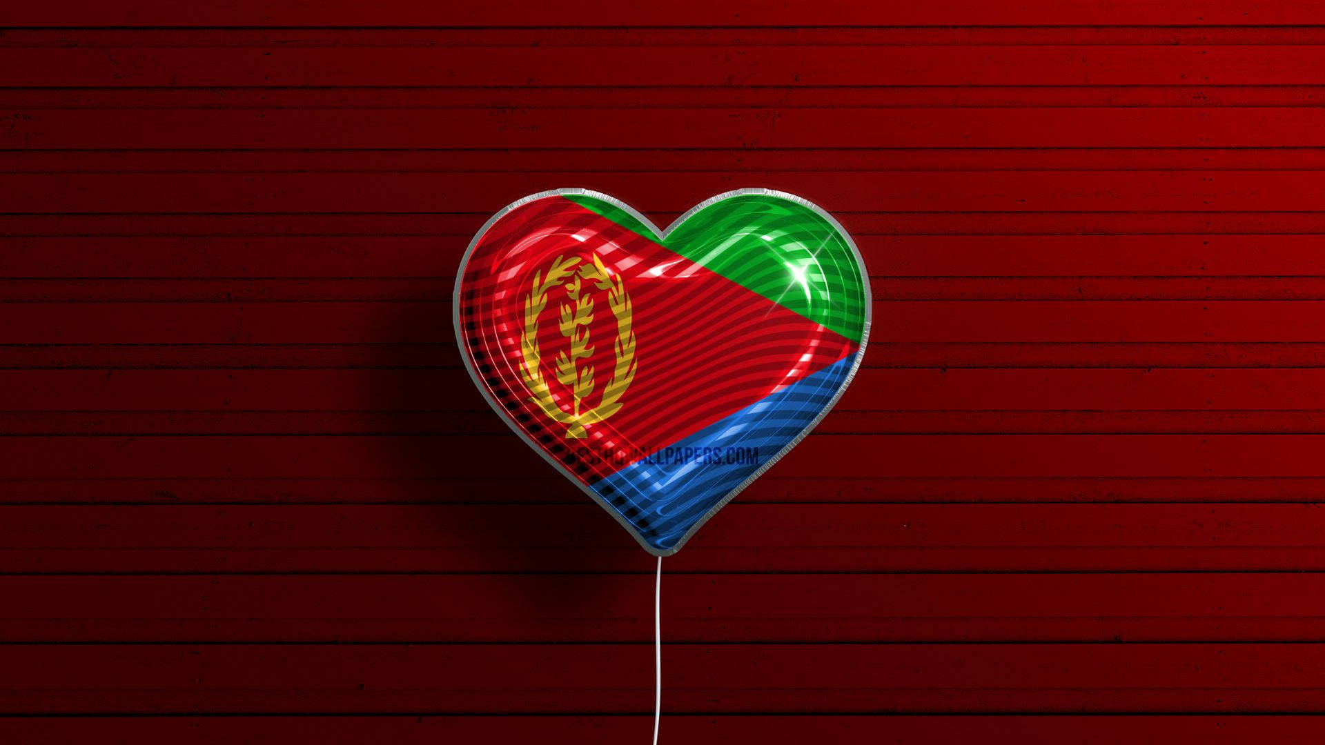 Eritrea On Heart Wallpaper
