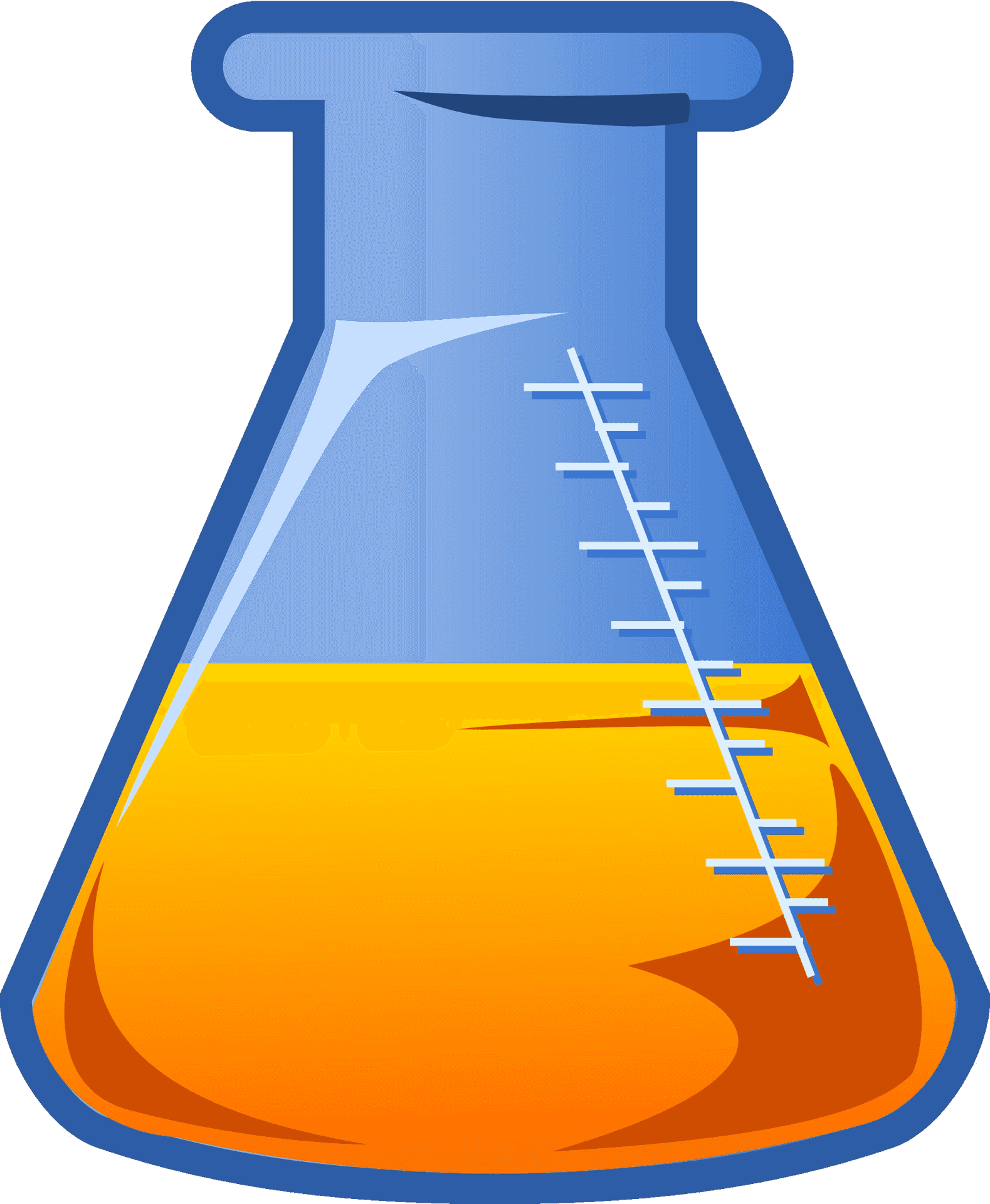 Erlenmeyer Flask Filledwith Chemical PNG