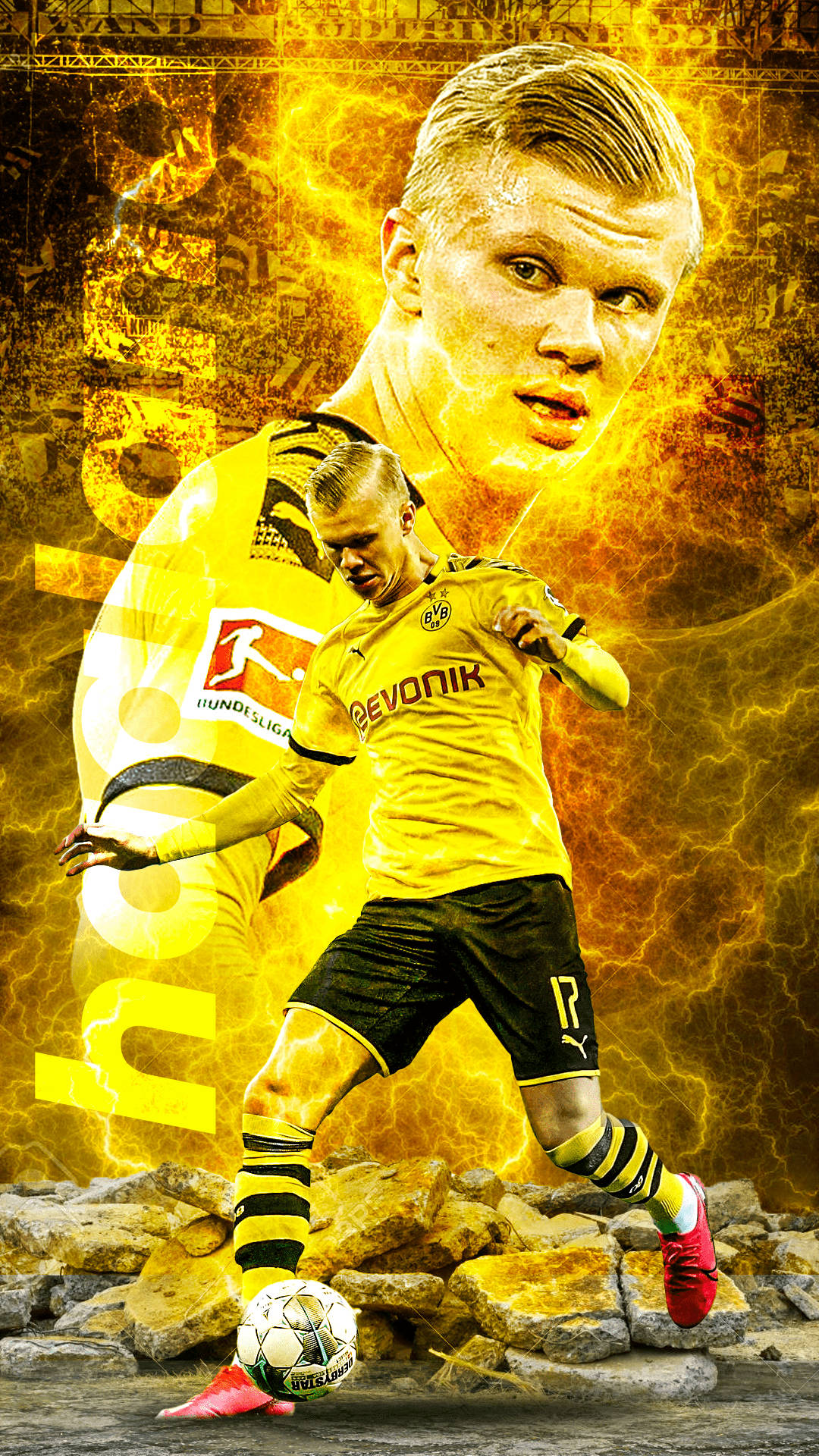 Erling Haaland Borussia Dortmund Wallpaper
