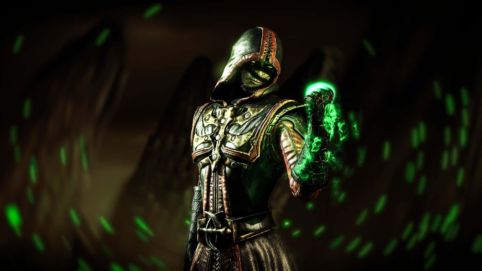 Ermac, The Powerful Telekinetic Warrior From Mortal Kombat, Ready For Combat. Wallpaper
