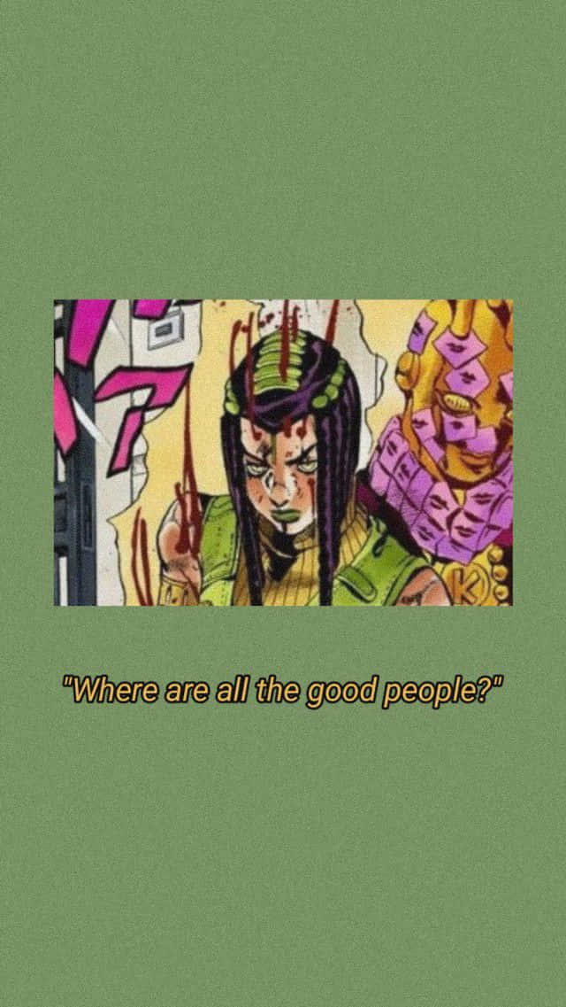 Ermes Costello Dari Jojo's Bizarre Adventure Wallpaper