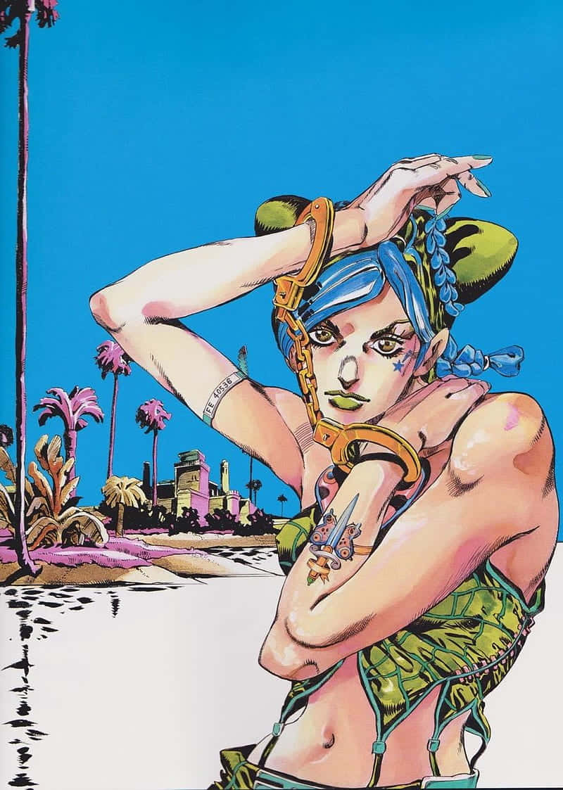 Pose D'ermes Costello Jo Jos Bizarre Adventure Fond d'écran