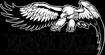 Ernie Ball Eagle Logo Blackand White PNG