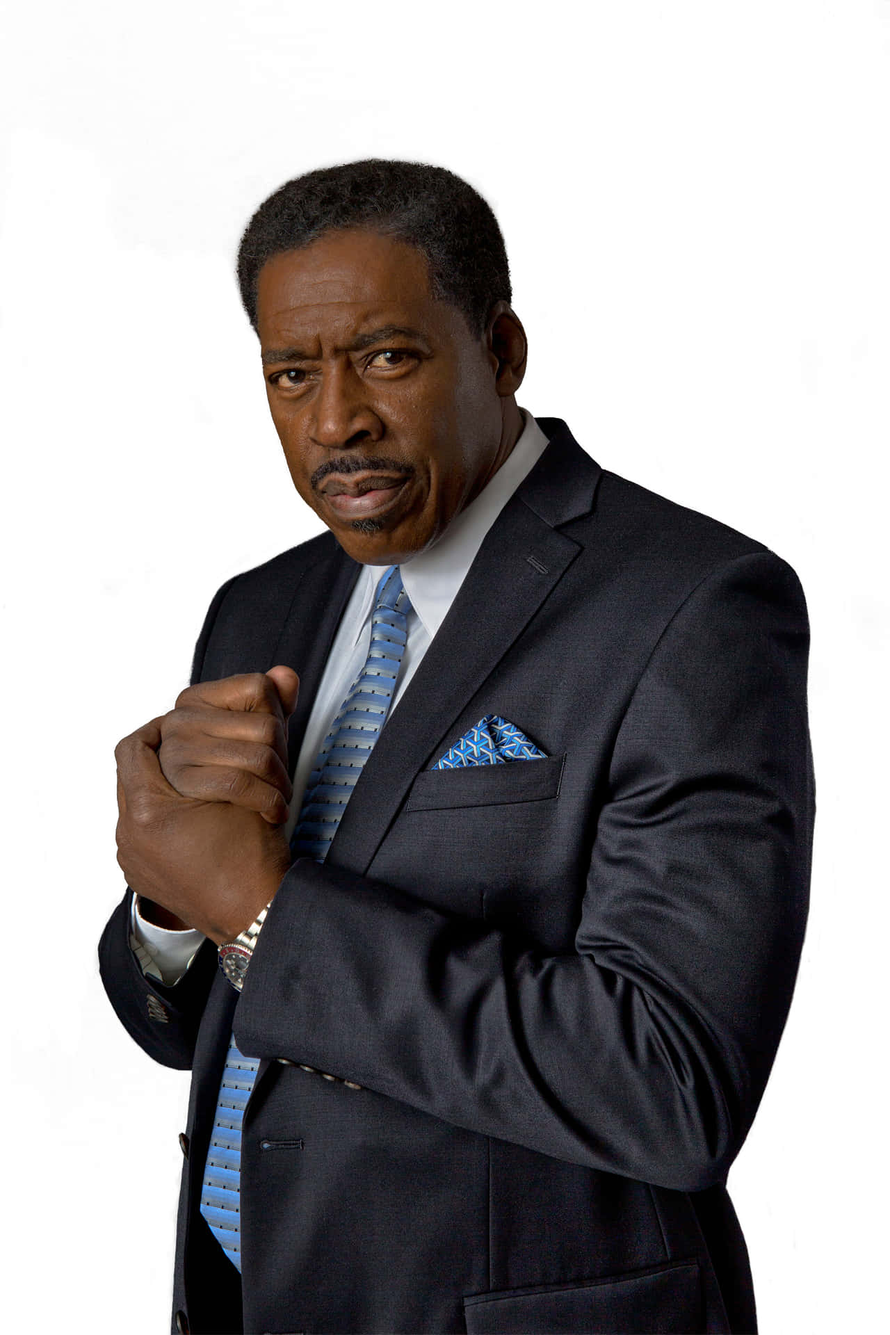 Caption: Renowned Actor Ernie Hudson in a Casual Pose. Wallpaper