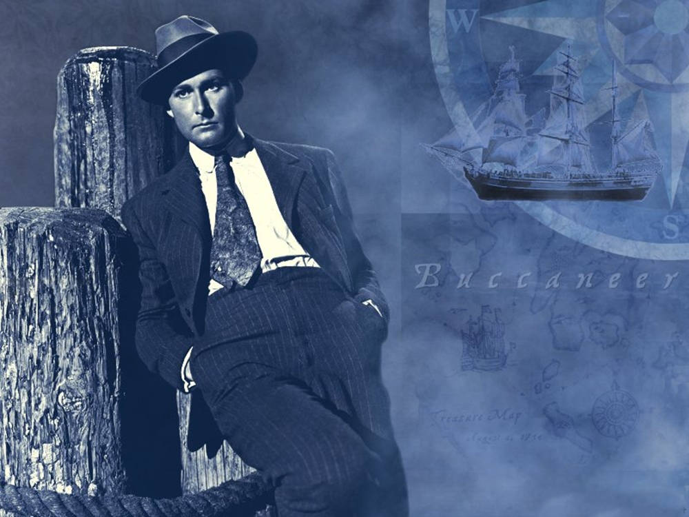 Errol Flynn Blue Aesthetic Wallpaper