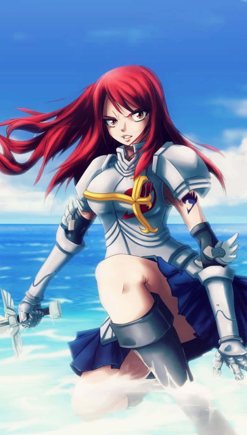 Erza Scarlet Anime Fairy Tail Natsu Dragneel Female, Anime, manga,  fictional Character png | PNGEgg