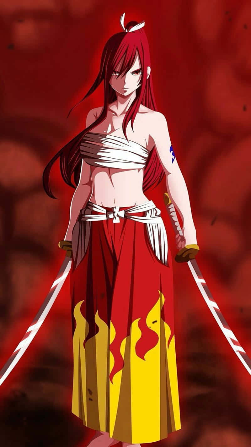 The mighty Erza Scarlet Wallpaper