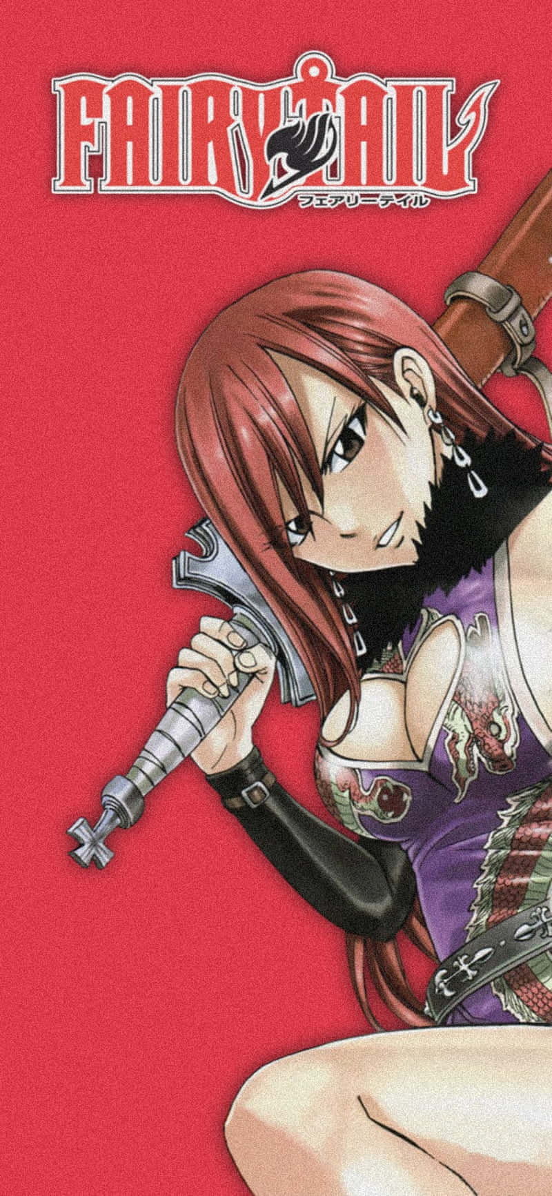 Erza Scarlet, the Strongest Female Mage of Fairy Tail Wallpaper