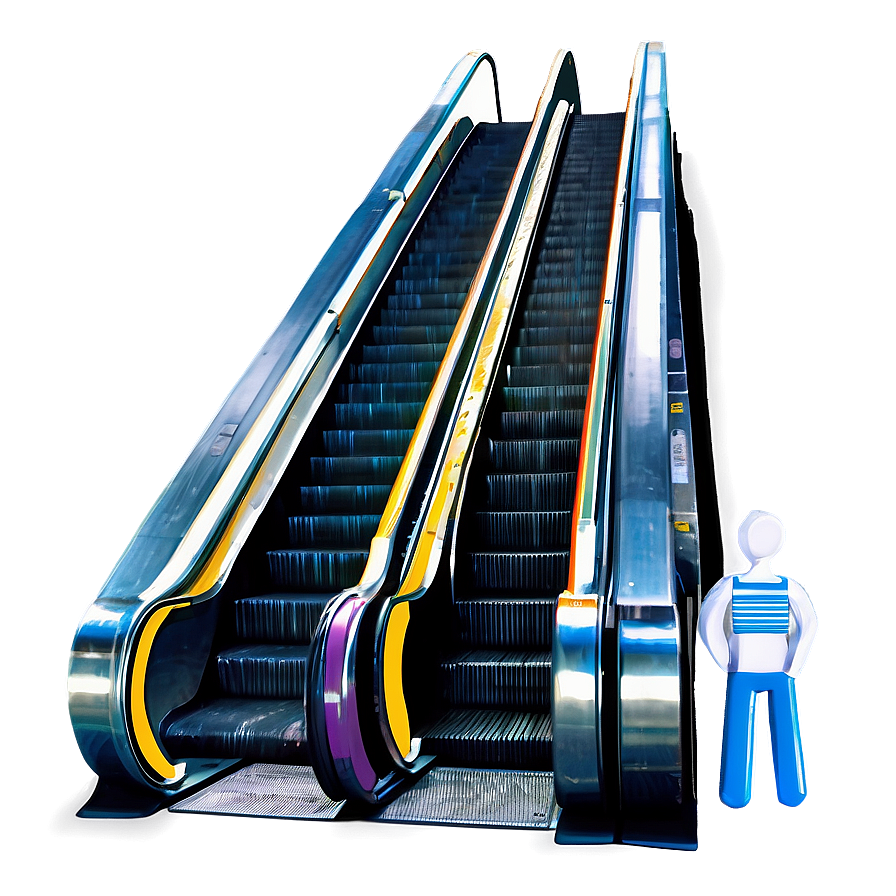 Escalator Connecting Floors Png Raf PNG