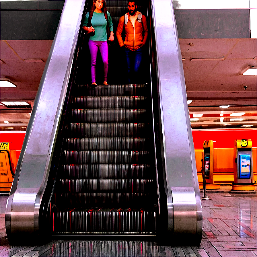 Escalator Crowding Issue Png 1 PNG