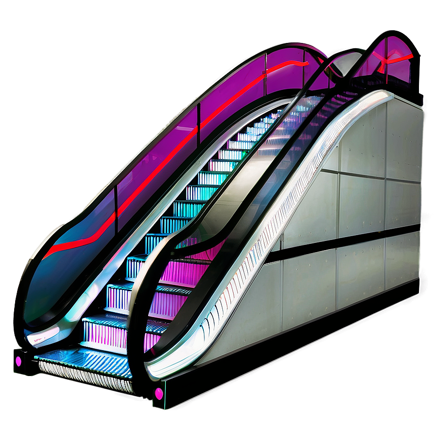 Escalator In Motion Png 06242024 PNG