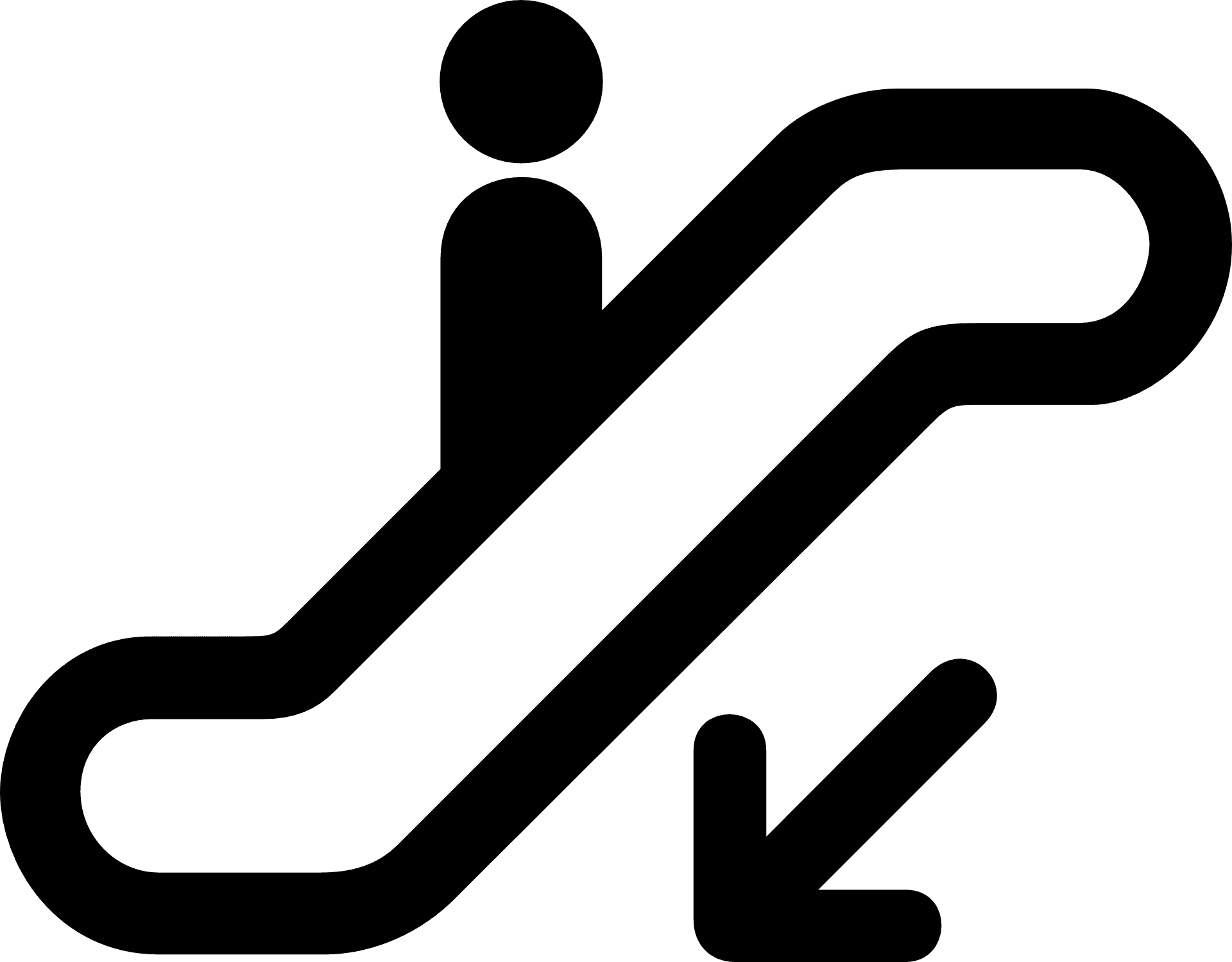Escalator Symbol Graphic PNG