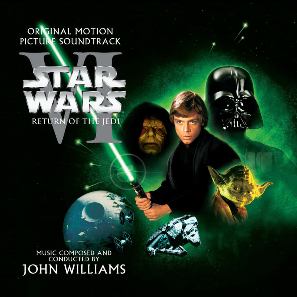 Escenalegendaria De El Retorno Del Jedi Protagonizada Por Luke Skywalker Y Darth Vader. Fondo de pantalla