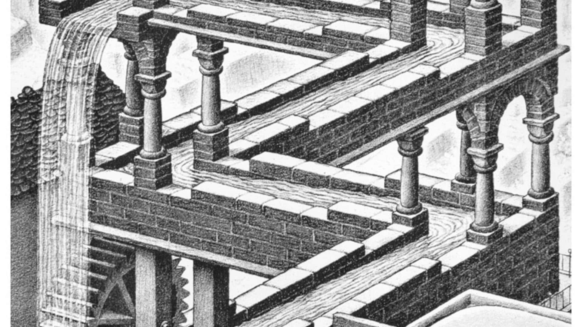 Escher 1920 X 1080 Wallpaper