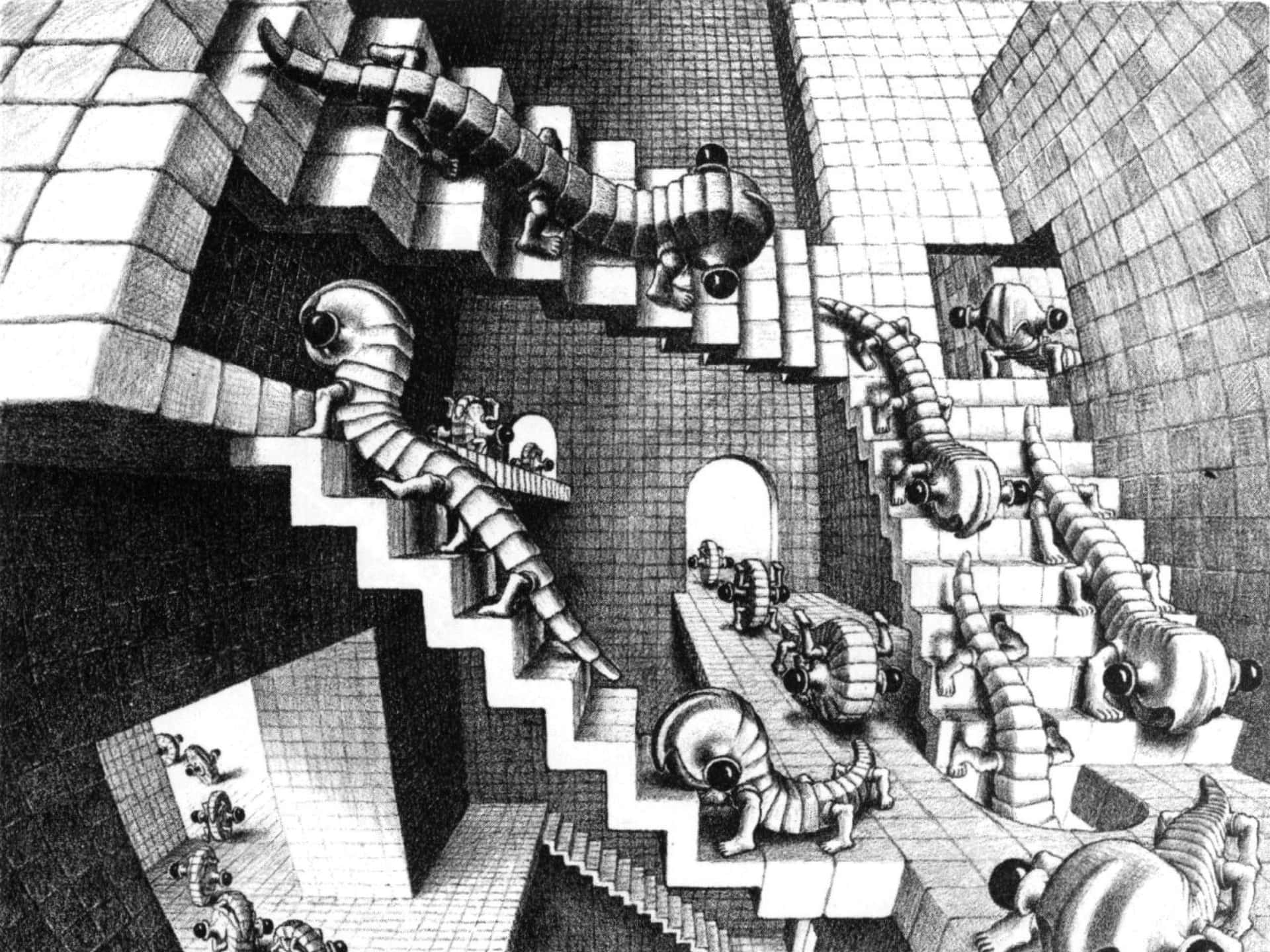Escher 2560 X 1920 Wallpaper