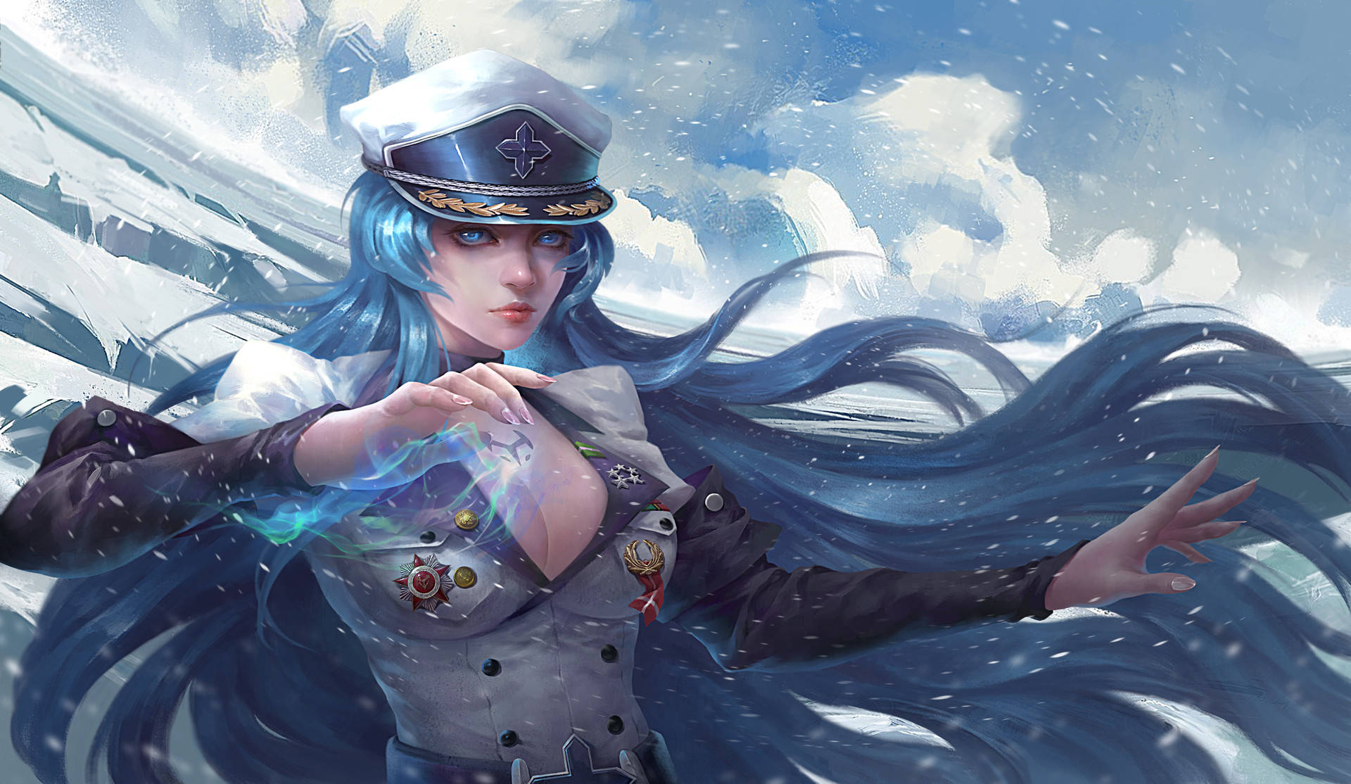Esdeath In Tundra Wallpaper