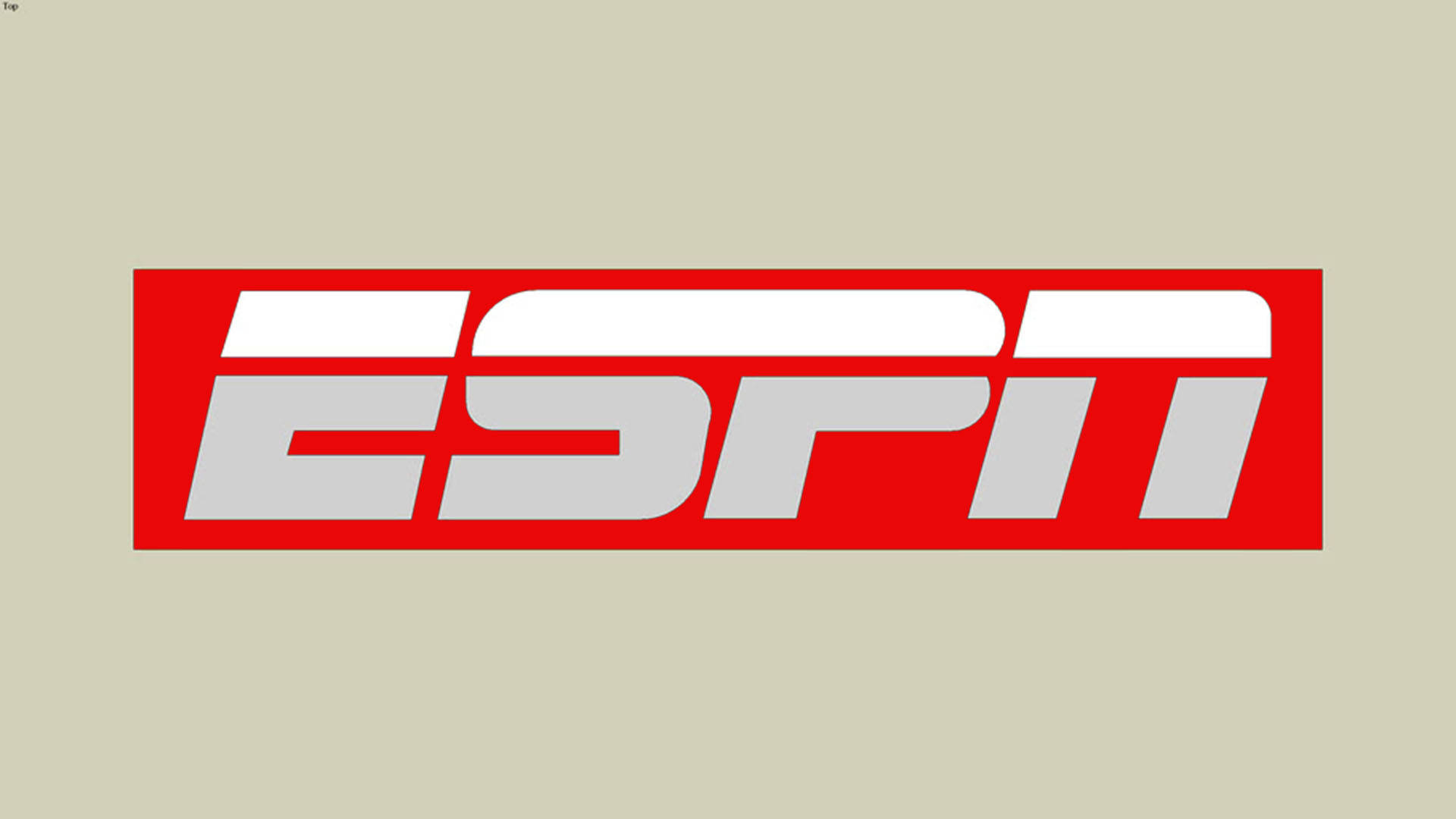 ESPN Grayish White Logo Wallpaper