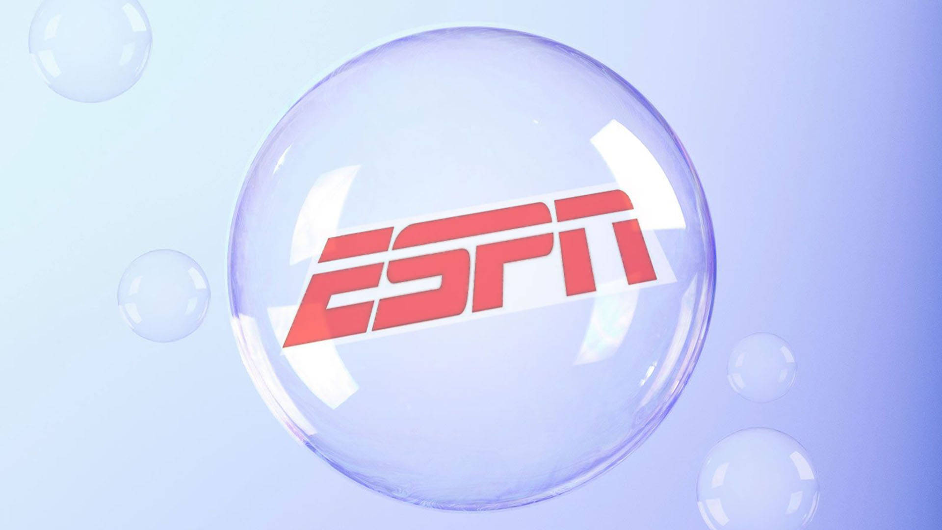 ESPN Logo In Bubbles Wallpaper