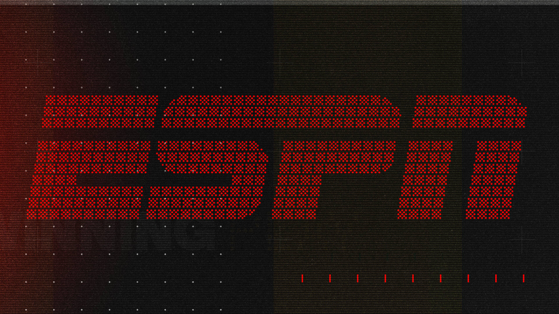 ESPN Red ASCII Wallpaper