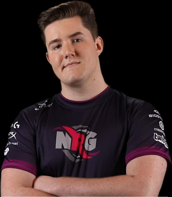 Esports Playerin N R G Jersey PNG