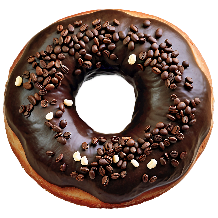 Espresso Bean Donut Png 05232024 PNG