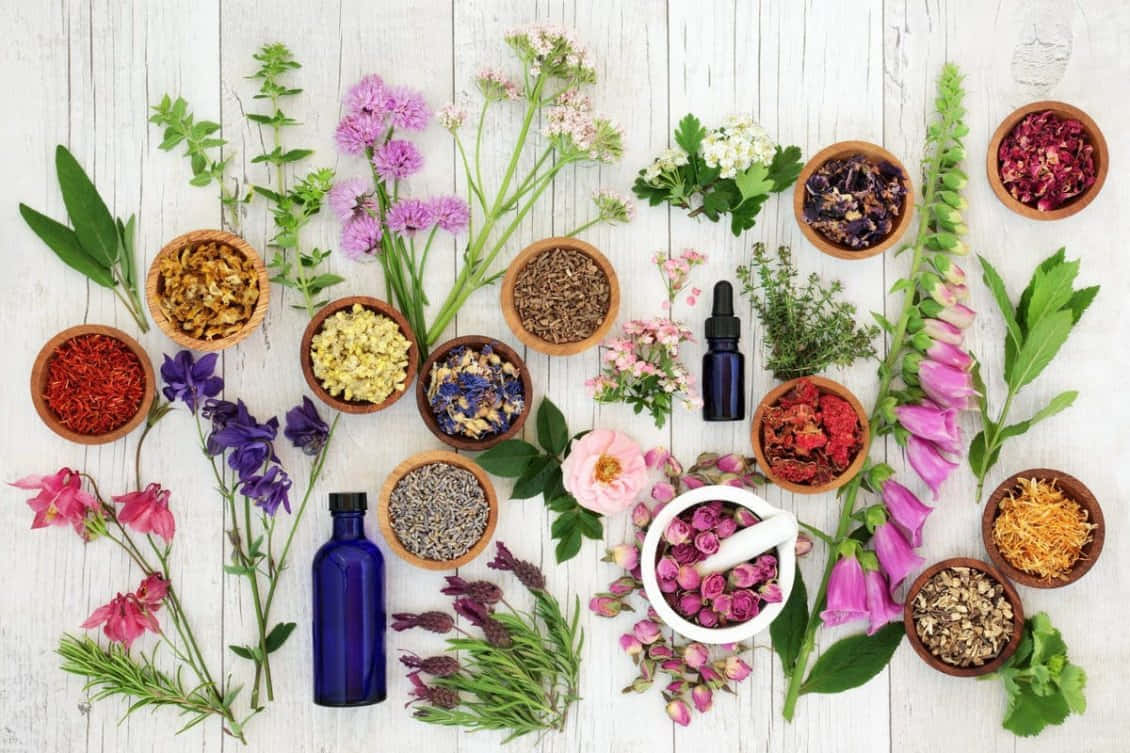 Experience the Benefits of Essential Oils Wallpaper