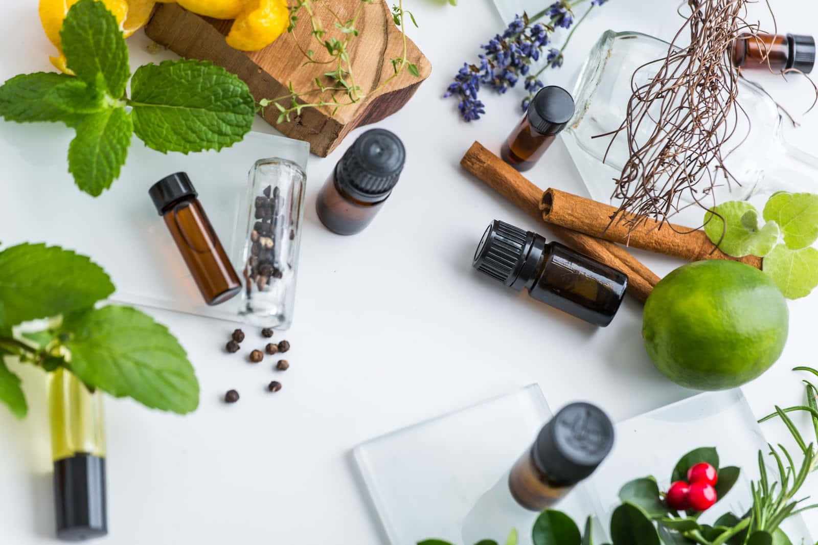 Find Balance with Essential Oils Wallpaper