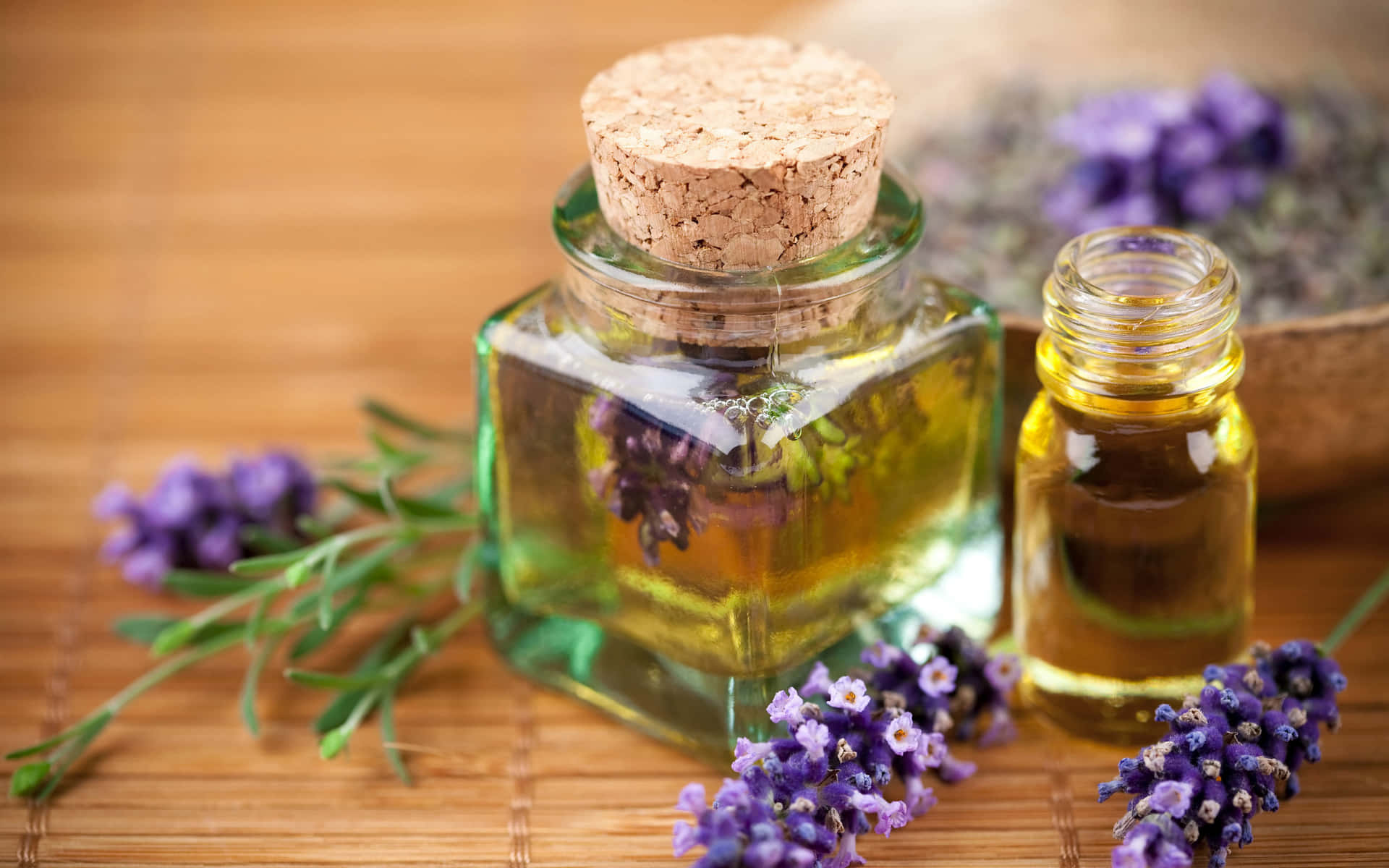 Aromatherapy helps to improve moods and energy with the use of essential oils. Wallpaper
