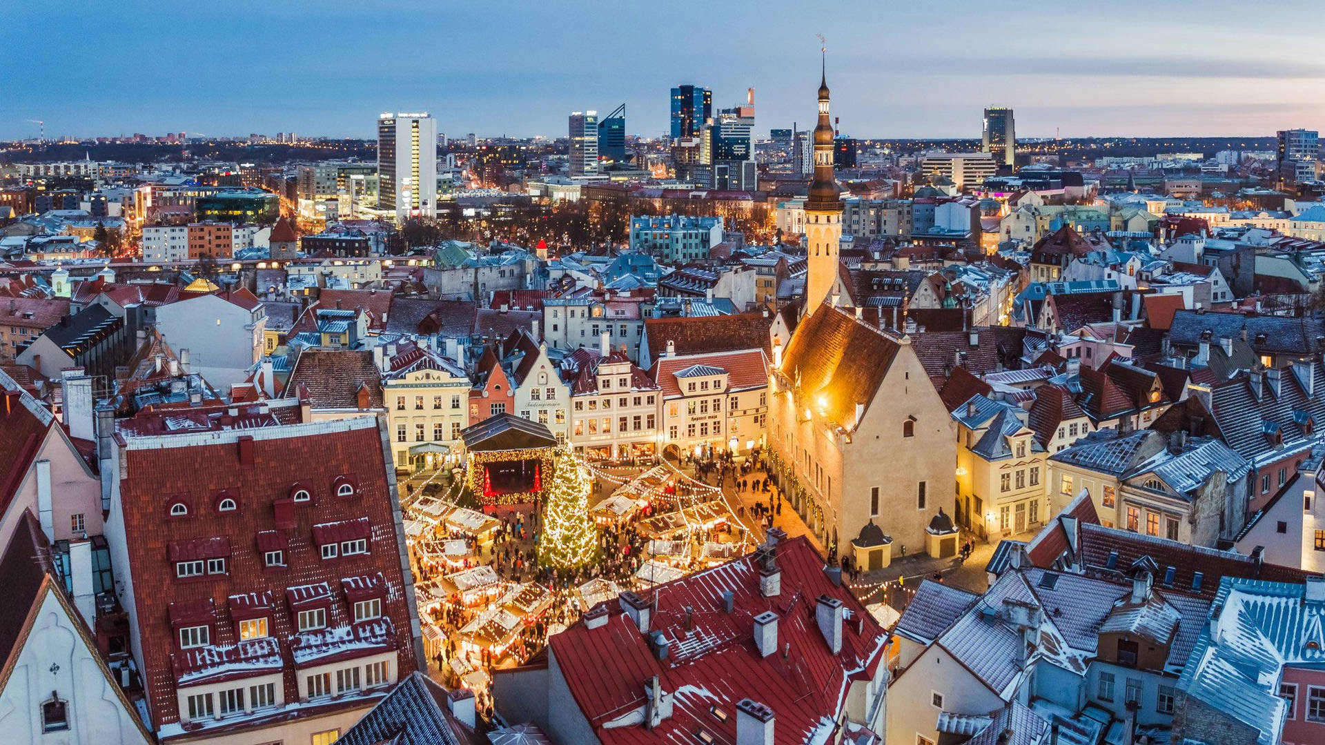 Città Natale Dell'estonia Sfondo