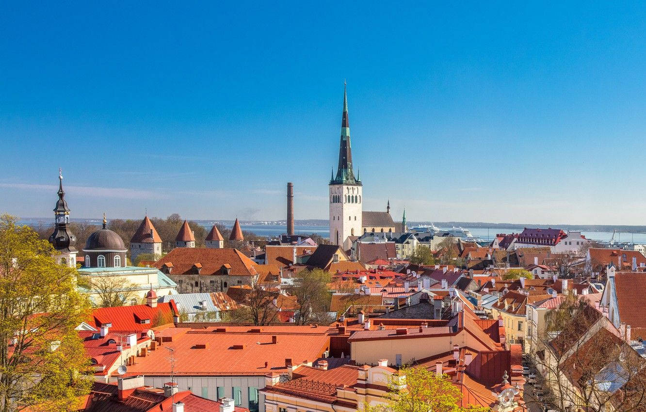 Estlandmittelalterliche Stadt Tallinn Wallpaper