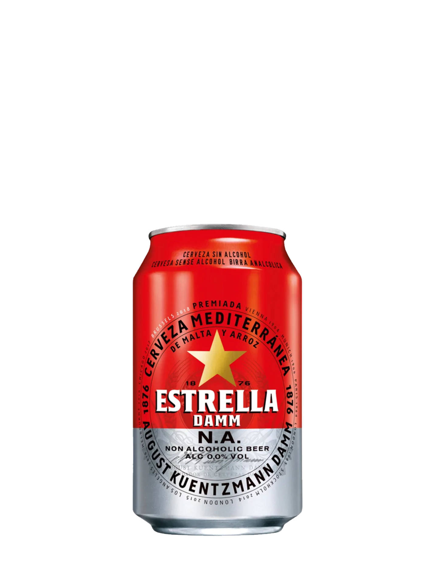 Estrella Damm alkoholfri Lager øl Tapet Wallpaper