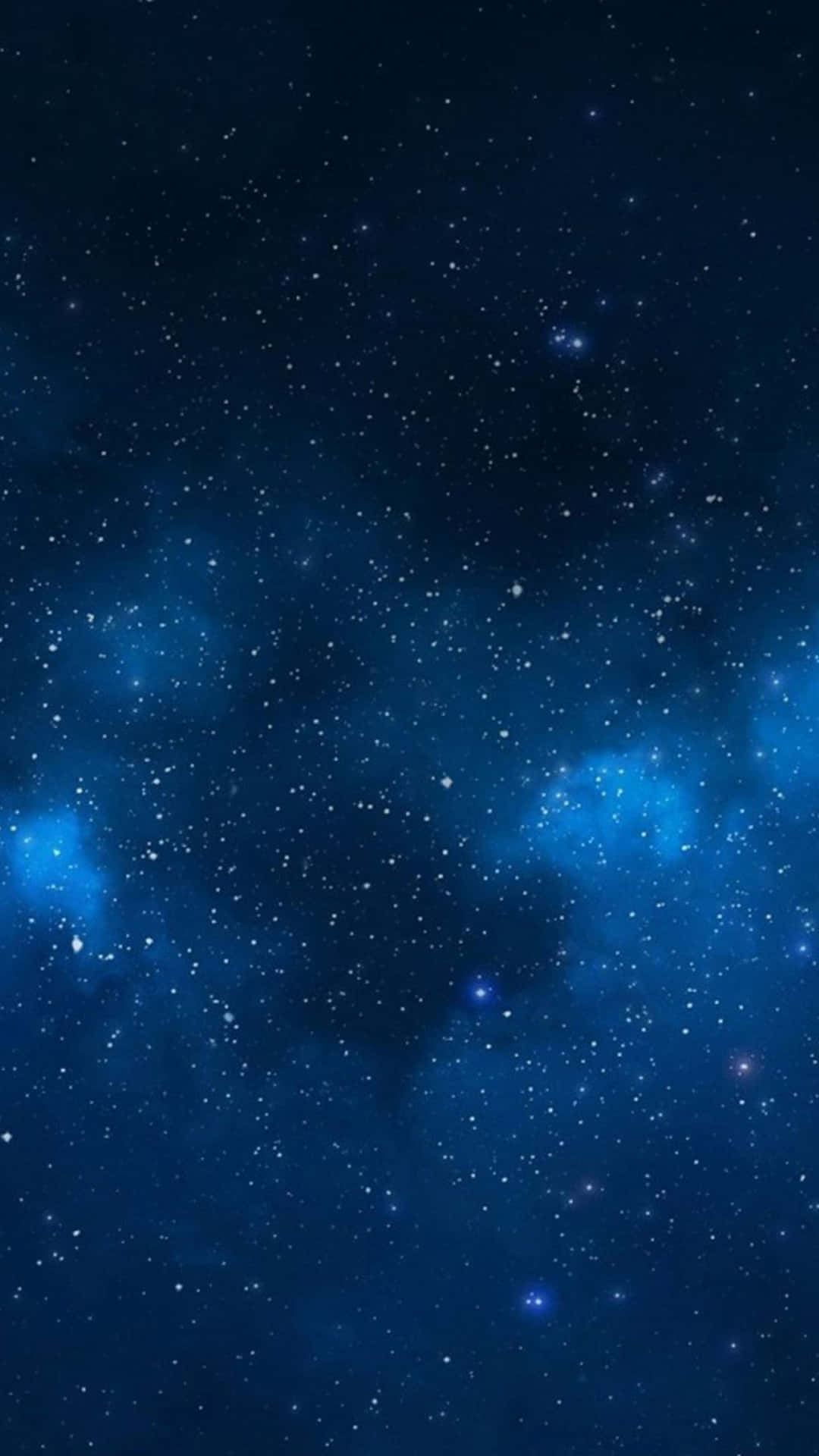 Enblå Rymdbakgrund Med Stjärnor Och Stjärnor