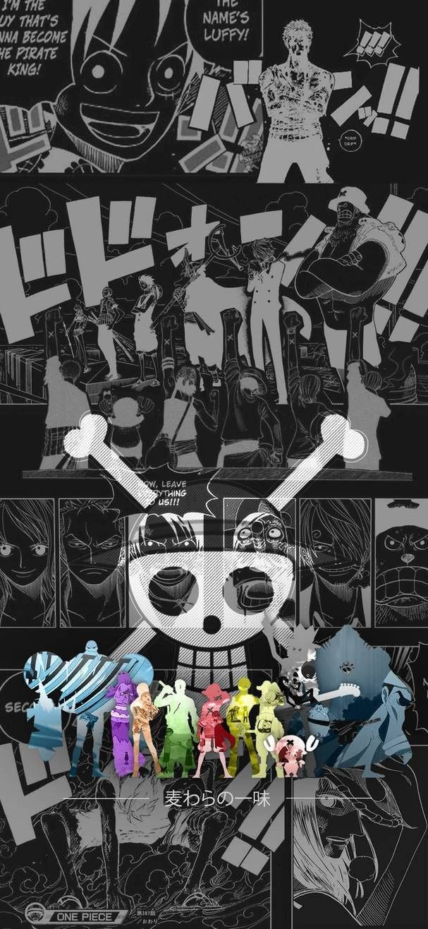 Et Stykke Æstetiske Manga Pirater Wallpaper