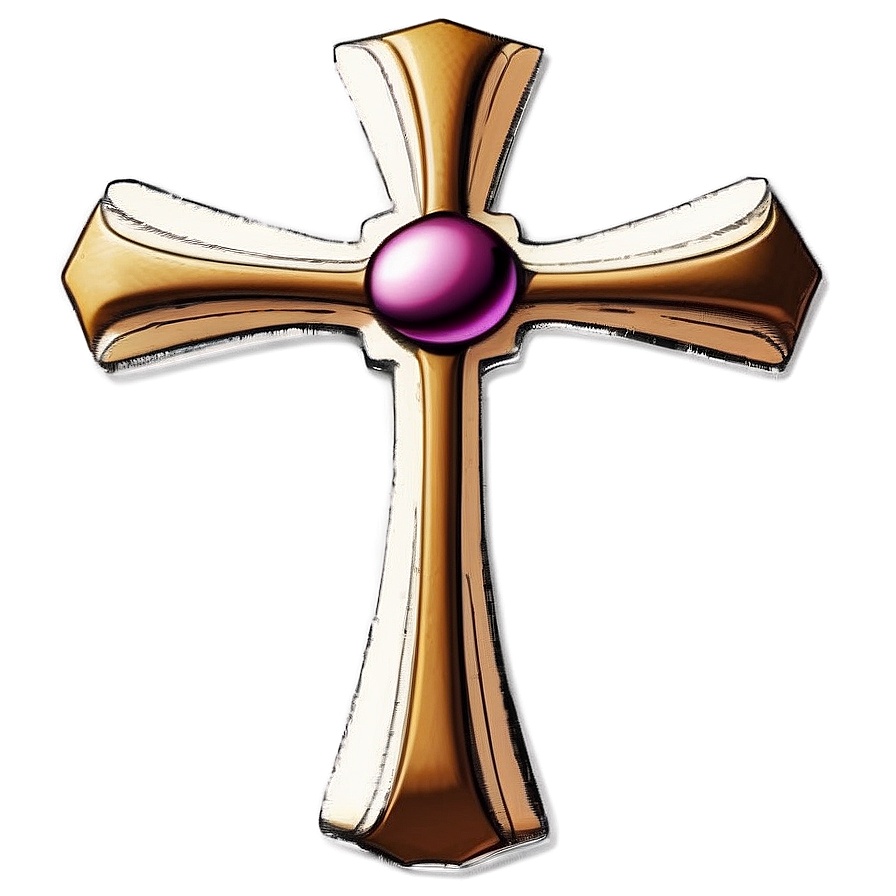 Etched Cross Template Png Wgq PNG