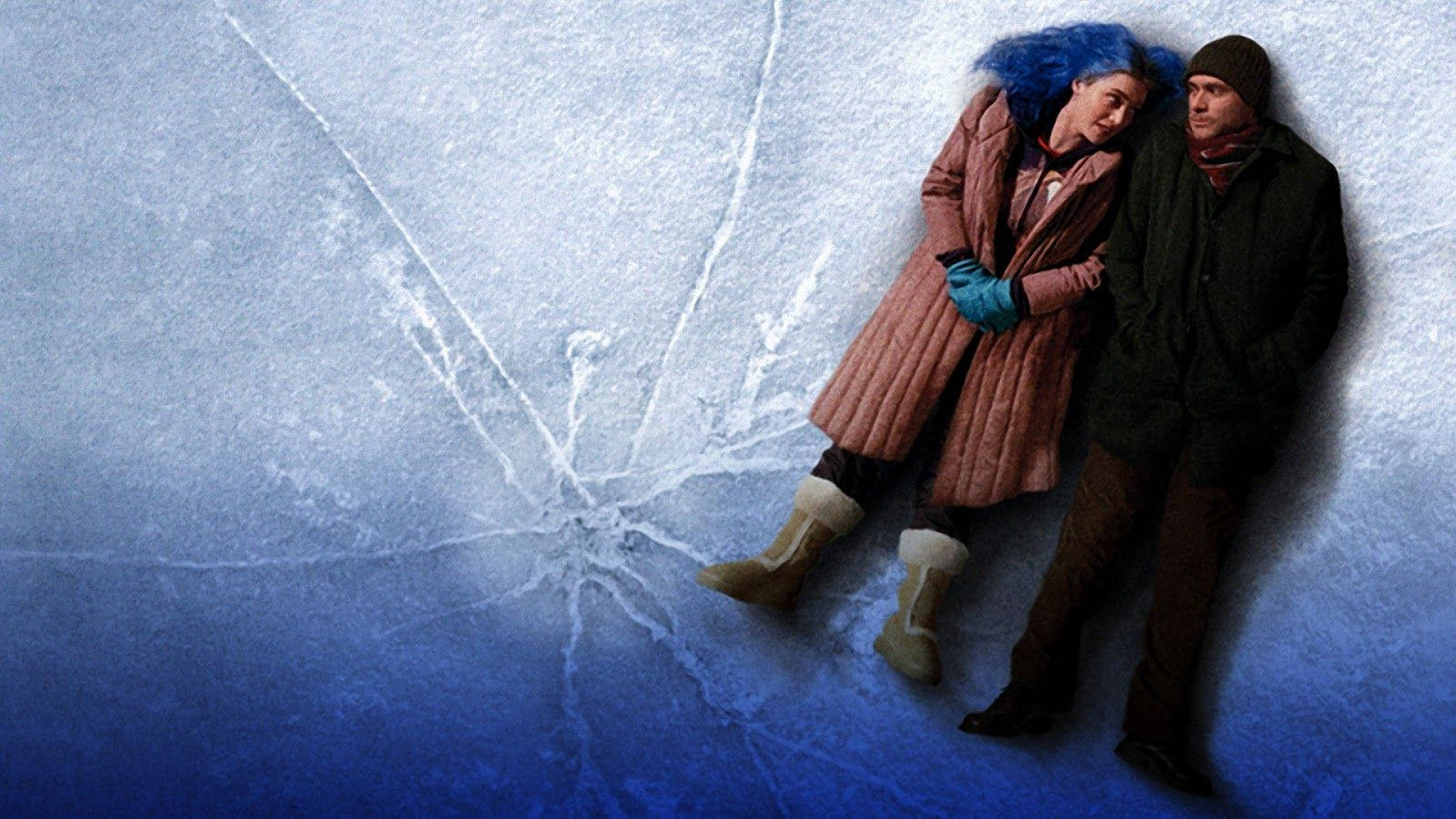 Eternal Sunshine Of The Spotless Mind Couple Movie Poster Wallpaper