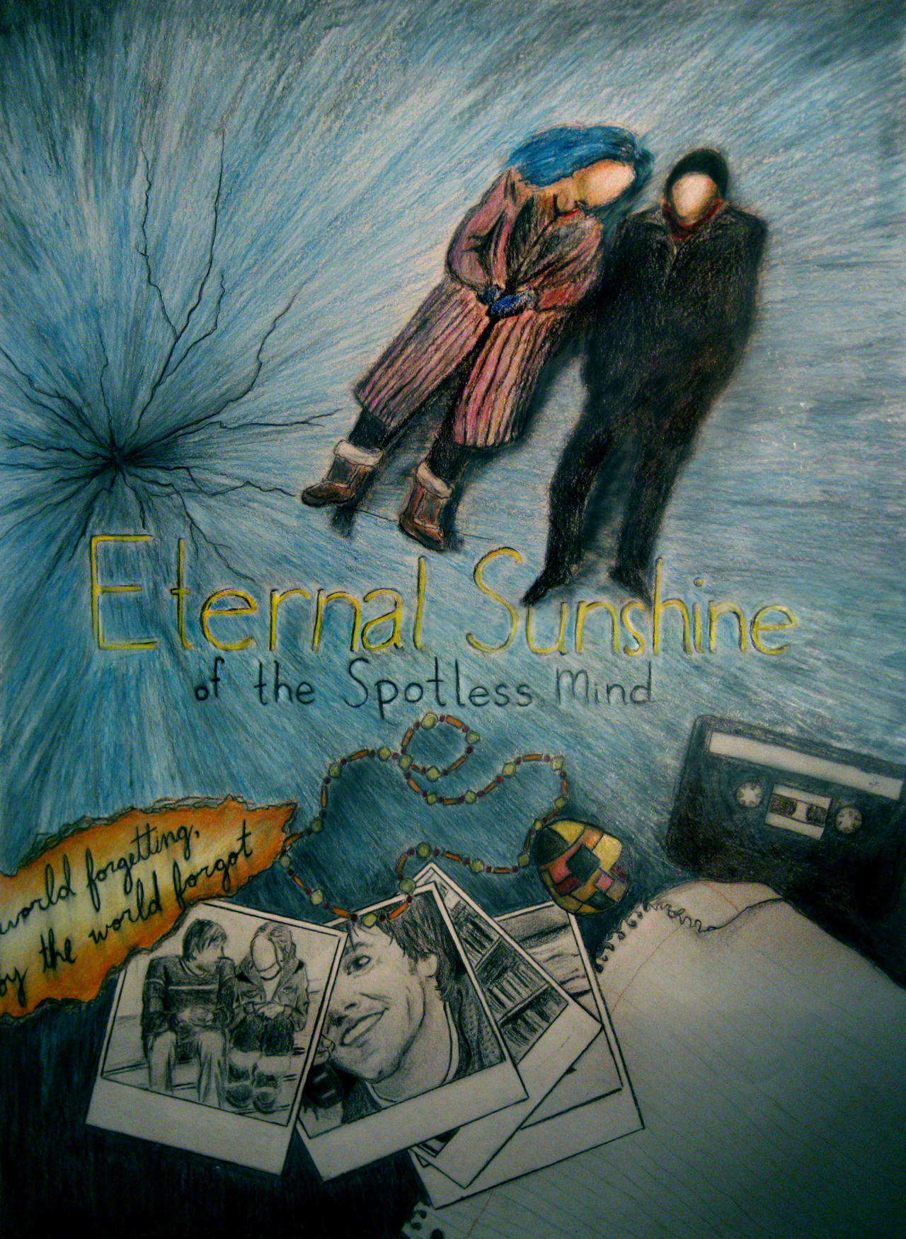 Eternal Sunshine Of The Spotless Mind Digital Collage Poster Background