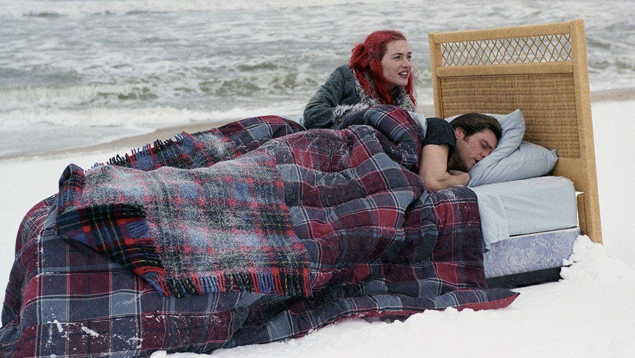 Eternal Sunshine Of The Spotless Mind Snowy Beach Sleeping Background